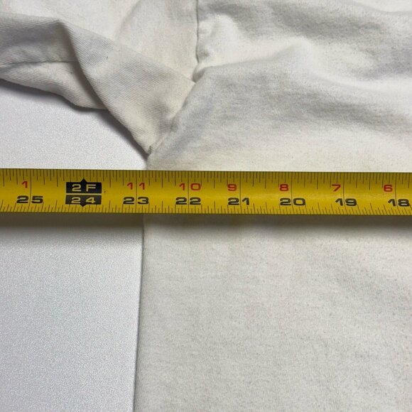 Vintage Anne Geddes T Shirt Mens Large White Christmas Snowman USA - Picture 10 of 10